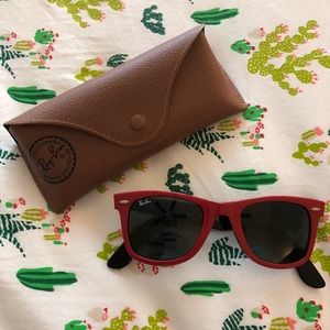 Ray-Ban Red 2140 wayfarers
